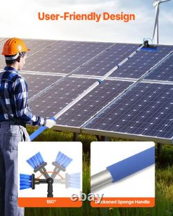 VEVOR Water Fed Pole Kit 7.3m Solar Panel Cleaning Pole with Extendable Handle