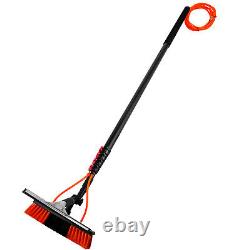 VEVOR Water Fed Pole Kit Water Fed Brush 24 FT 3-in-1 Window Cleaning Extendable