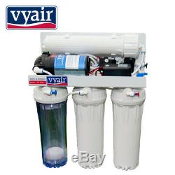VYAIR 100GPD Pumped 4-Stage Reverse Osmosis Fish & Aquarium Water Filter System