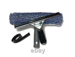WINDOW CLEANING 8 SQUEEGEE + Standard Handle Rubber & 10 T Bar Completed SET
