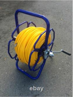 W F P Blue Heavy Duty Metal Hose Reel With 100 m of 6 mm Hose