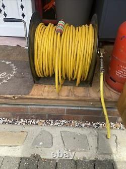 Water Fed Pole Hose Reel And 100m Hose