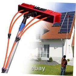 Water Fed Pole Kit, 35 FT Adjustable Window Cleaning Brush and Pole, 10m