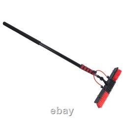 Water Fed Pole Kit Outdoor Window Glass Solar Panel Cleaning Wash Brush Kit With
