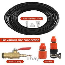 Water Fed Pole Kit, Window Cleaning Poles, Water Fed Cleaning Brush, Aluminum 24ft