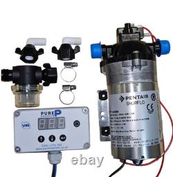 Water Fed Pole Shurflo Pump and Pump flow controller package