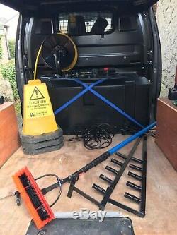 Water Fed Pole window cleaning van system Complete With Tank, Pump, DI Unit
