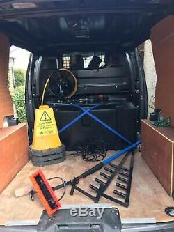 Water Fed Pole window cleaning van system Complete With Tank, Pump, DI Unit