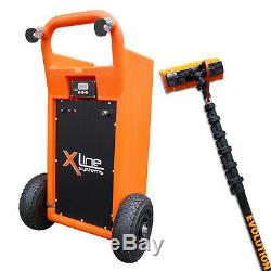 Water Fed Window Cleaning Equipment, 45L Trolley, Pole, Brush, Filter, Hose, TDS