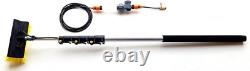 Water Fed Window Cleaning Pole 4 mtrs, 13 Foot Long With Built In Squeegee Blade