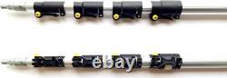 Water Fed Window Cleaning Pole, Solar Panel Conservatory Roof Cleaner Kit