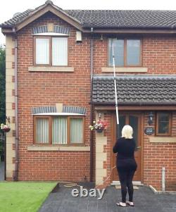 Water Fed Window Cleaning Pole, Solar panel Conservatory Roof Cleaner