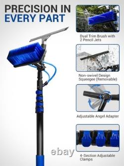 Water Fed Window Cleaning Pole for 2-Storey Homes 4.6m Telescopic Window Clean