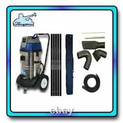 Water Genie Guttervac all sizes and accessories gutter cleaning gutter vacuum