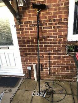 Water fed pole window cleaning trolley And