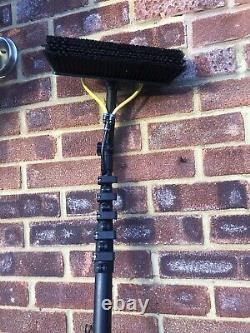 Water fed pole window cleaning trolley And