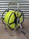 Waterfed Stainless Hose Reel With Streamline 100m Hiviz Microbore Hose & Coupler