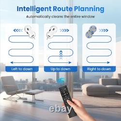 Window Cleaner Robot, 5600Pa Intelligent Window Cleaning Robot with Water Spray