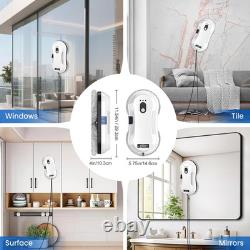 Window Cleaner Robot, 5600Pa Intelligent Window Cleaning Robot with Water Spray