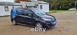 Window Cleaner Van Black Ford Transit connect with Brodex 250di system
