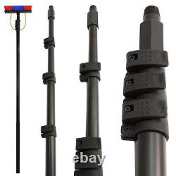 Window Cleaning 24ft Water Fed Pole & Backpack Telescopic Extendable Brush