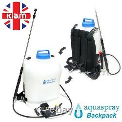 Window Cleaning Backpack 16L Water Fed Pole tank Aquaspray Portable 12v Battery