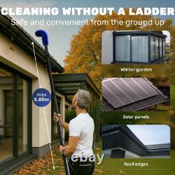 Window Cleaning Equipment 19FT Telescopic Window Cleaner Water Fed Pole, Windo