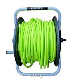 Window Cleaning Hose Reel with 100m 6mm Hi-Vis Hose complete