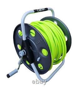 Window Cleaning Hose Reel with 100m 6mm Hi-Vis Hose complete