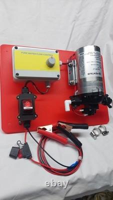 Window Cleaning Pump Board. Shurflo 100psi Used. WFP