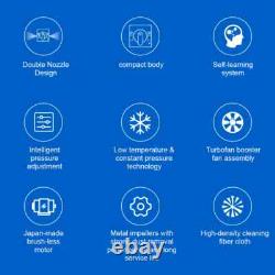Window Cleaning Robot, Dual Water Spray, Glass Floor Wall Robot Window Cleaner