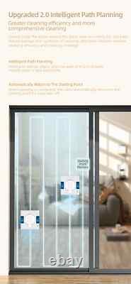 Window Cleaning Robot, Dual Water Spray, Glass Floor Wall Robot Window Cleaner