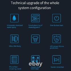 Window Cleaning Robot Fully Automatic Water Spray 5600Pa Large Suction Prevents