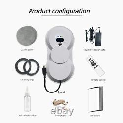 Window Cleaning Robot Ultra-Thin Double Water Spray Remote Control Planning Wind