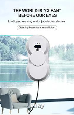 Window Cleaning Robot Ultra-Thin Double Water Spray Remote Control Planning Wind