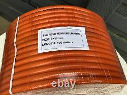 Window Cleaning Rx Hose Ionic 8mmX 13mm 100meters PVC Reinforced Fibre