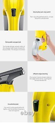Window Glass Cleaner, Save Time and Water, Strong Suction, High Efficiency, LED