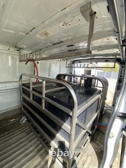 Window cleaning system van delivery hot water