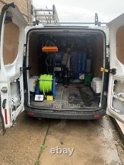 Window cleaning van And Water Fed Pole System Set Up