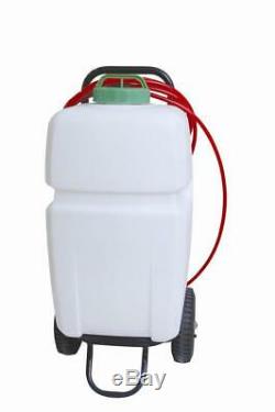 Window cleaning water fed pole crop garden sprayer spraying 35 litre trolley