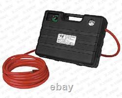 Window cleaning water fed pole pump box with charger