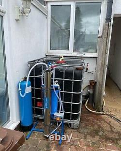 Window cleaning water tank used, Bailey RO and DI vessel and Booster pump