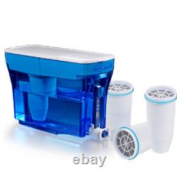 Zerowater 23 cup dispenser with extra three filters
