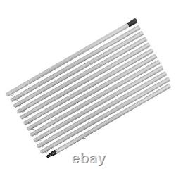 (12m 30cm Brosse à eau pour le nettoyage de panneaux solaires) Kit de perche d'alimentation en eau pour le nettoyage en extérieur au Royaume-Uni