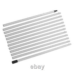(12m 30cm Brosse à eau pour le nettoyage de panneaux solaires) Kit de perche d'alimentation en eau pour le nettoyage en extérieur au Royaume-Uni