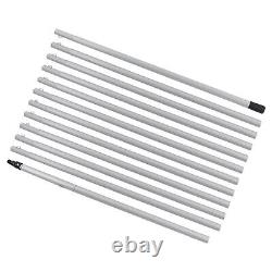 (12m 30cm Brosse à eau pour le nettoyage de panneaux solaires) Kit de perche d'alimentation en eau pour le nettoyage en extérieur au Royaume-Uni