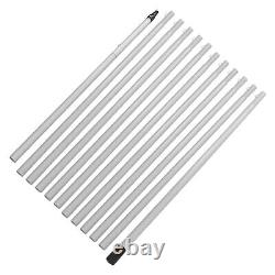 (12m 30cm Brosse à eau pour le nettoyage de panneaux solaires) Kit de perche d'alimentation en eau pour le nettoyage en extérieur au Royaume-Uni
