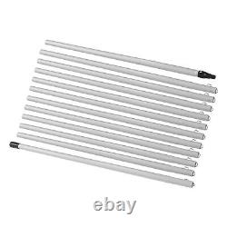 (12m 30cm Water Brush) Poteau de nettoyage de fenêtre réglable Éliminer la graisse Solaire