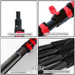 20ft Brosse de poteau alimentée par l'eau avec kit de raclette Outil de nettoyage de fenêtre à haute portée 6 mètres