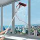 26 Ft Brosse De Nettoyage à Perche Alimentée Par L'eau Pour Lavage De Fenêtres Et De Panneaux Solaires